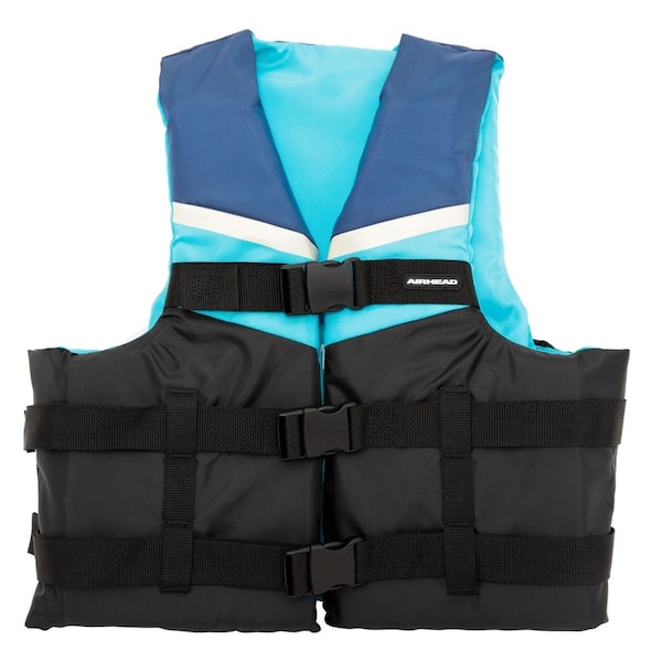 Geared2Golf 3005304ABL Vibe Safety Adult Vest, Blue, Black & Grey GE3574277 - main